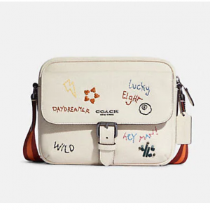 50% Off Hudson Crossbody With Diary Embroidery @ Coach Outlet
