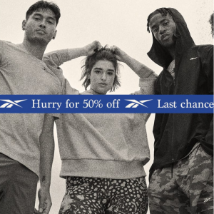 Last Sizes - Up To 50% Off Outlet @ Reebok UK