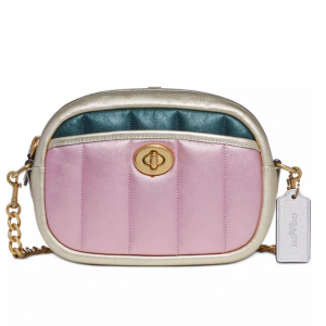 61% Off COACH Color Blocked Leather Camera Bag @ Macy's 