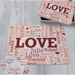 個性化藝術字拚圖