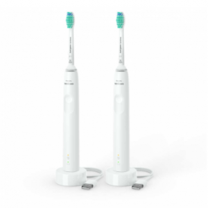 Philips - Sonicare 3100 白色电动牙刷 2 件装 HX3675/13