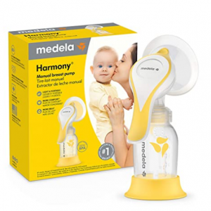 Medela Manual Harmony Single Hand Breast Pump with Flex Shields, 6 Count @ Amazon