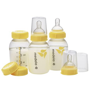 Medela Breast Milk Storage Bottles, 3 Pack of 5 Ounce Breastfeeding Bottles @ Amazon