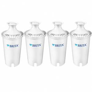 Brita Standard Water Filter, BPA-Free, Includes 4 Filters @ Amazon