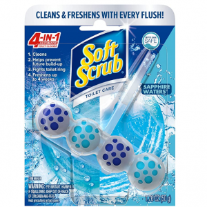 Soft Scrub 4合1高效馬桶清潔球 @ Amazon	
