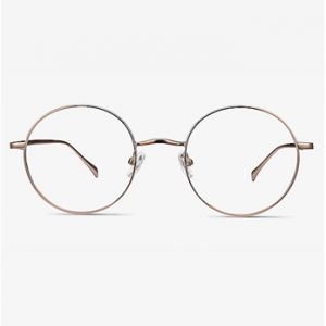Synapse 圆形玫瑰金镜框