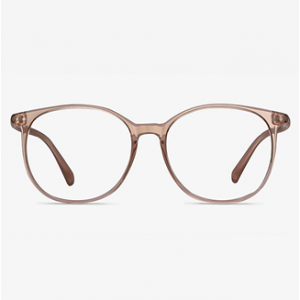 Lucia 圆形香槟色镜框