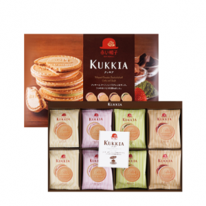 AKAIBOHSHI KUKKIA Whipped Chocolate Sandwiched with Cookie 4 Flavor 48pcs 374g 礼盒