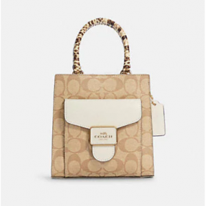 50% Off Mini Pepper Crossbody In Signature Canvas @ Coach Outlet