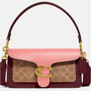 Coach 女士拼色Tabby单肩包