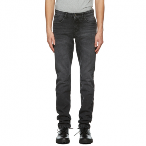 AMI ALEXANDRE MATTIUSSI Black Carrot Fit Jeans