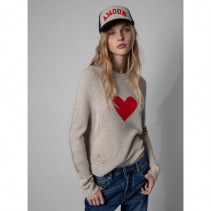 爱心毛衣