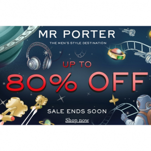 Up To 80% Off On Men's Designer @ MR PORTER APAC