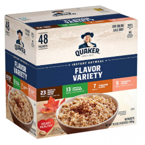 Quaker 速溶麦片4口味综合装 共48包 @ Amazon