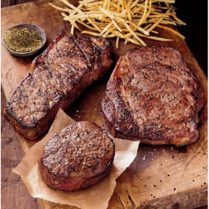 纽约客牛排x4+菲力牛排x4+无骨肋眼牛排x4+胡椒粉x2