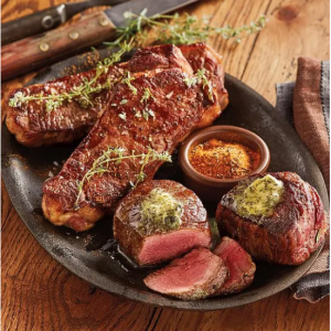 菲力牛排x2+纽约客牛排x2+胡椒粉