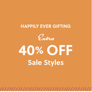 Happily Ever Gifting - Extra 40% Off Select Sale Styles @ Fossil