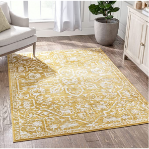 史低價：Well Woven 複古花紋裝飾地毯 5'3" x 7'3" @ Amazon