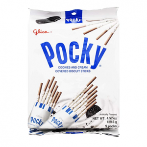 Glico Cookie And Cream Covered Biscuit Sticks, 4.57 Ounce @ Amazon