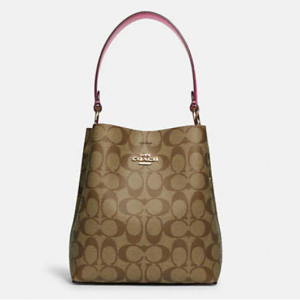 61% Off Coach Small Town Bucket Bag In Signature Canvas @ Coach Outlet
