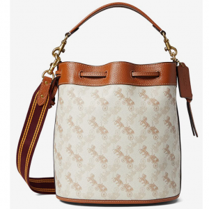 COACH Horse and Carriage Coated Canvas Field Bucket Bag @ Zappos