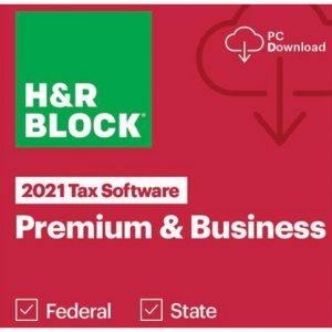 Extra $30 off H&R Block 2021 Premium & Business - Windows - Download @Newegg
