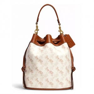 COACH Field Bucket Bag with Horse and Carriage Print @ Belk