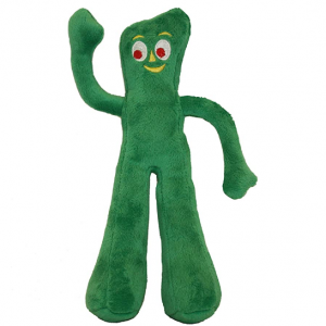 Multipet Gumby Plush Filled Dog Toy, Green, 9 inch (Pack of 1) @ Amazon