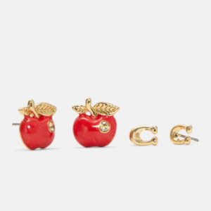 Extra 15% Off Coach Outlet Signature And Apple Stud Earrings Set @ Shop Premium Outlets