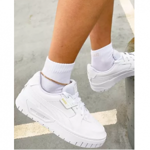 Puma Cali Dream sneakers in triple white