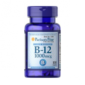 Puritan's Pride Vitamin B-12 1000 mcg Timed Release 100 Caplets