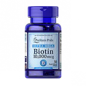 Puritan's Pride Biotin 10,000 mcg 50 Softgels