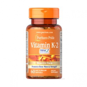 Puritan's Pride Vitamin K-2 (MenaQ7) 50 mcg 60 Softgels
