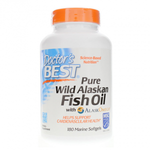 Doctors Best Pure Wild Alaskan Fish Oil 180 Softgels