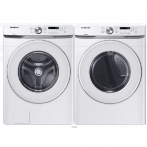 Samsung SAWADREW60002 Side-by-Side Washer & Dryer Set with Front Load Washer and Electric Dryer in