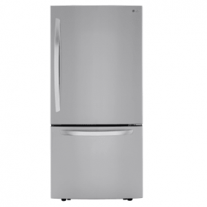 LG LRDCS2603S 33 Inch Freestanding Bottom Freezer Refrigerator with 25.5 Cu. Ft. Capacity