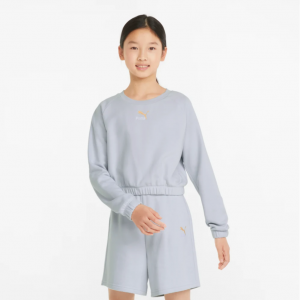 ДЕТСКАЯ ТОЛСТОВКА GRL CROPPED CREW NECK YOUTH SWEATER