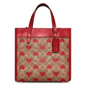30% Off COACH Field 22 Coated Canvas Heart Print Tote @ Saks Fifth Avenue