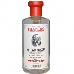 Thayers (金缕梅) - 巫婆榛树用芦荟维拉无酒精调色剂玫瑰花瓣 - 12盎司