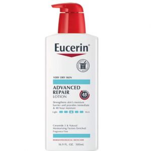 Eucerin 优色林 先进的修复乳液,无香料,16.9液体盎司/500ml
