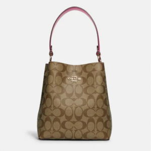 COACH Small Town Bucket Bag In Signature Canvas Sale @ COACH Outlet