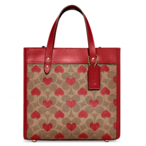 20% Off Coach Signature Coated Canvas & Hearts Field Tote @ Nordstrom