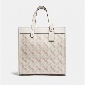 40% Off Coach Horse and Carriage Coated Canvas Field Tote @ Macy's