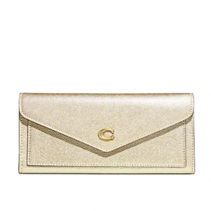 50% Off COACH Wyn Metallic Leather Wallet @ Saks Fifth Avenue