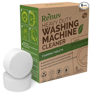 Renuv 洗衣機清潔片 6片 @ Amazon