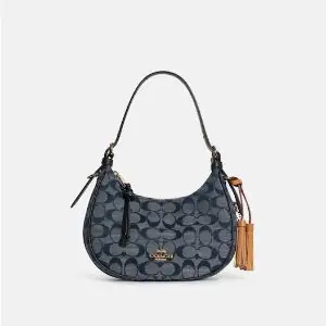 50% Off COACH Kleo Hobo In Signature Chambray @ COACH Outlet 