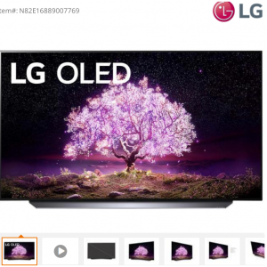Newegg - LG OLED C1 83"智能電視，直降$1503 