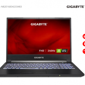 GIGABYTE A5 X1 gaming laptop (R9 5900HX, 3070, 240Hz, 16GB, 512GB) @Newegg
