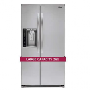 LG 26 cu. ft. Side-by-Side Ultra Large Capacity Refrigerator @ Costco