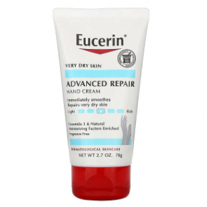 Eucerin, 高级修复手霜，无香，2.7 盎司（78 克）